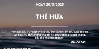THỀ HỨA-20/8/25