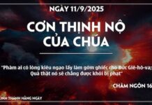 CƠN THỊNH NỘ CỦA CHÚA-11/9/25