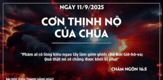 CƠN THỊNH NỘ CỦA CHÚA-11/9/25