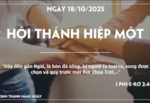 HỘI THÁNH HIỆP MỘT-18/10/25