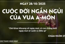 CUỘC ĐỜI NGẮN NGỦI CỦA VUA A-MÔN-28/10/25