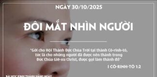 ĐÔI MẮT NHÌN NGƯỜI-30/10/25