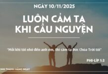LUÔN CẢM TẠ KHI CẦU NGUYỆN-10/11/25