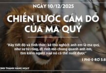 CHIẾN LƯỢC CÁM DỖ CỦA MA QUỶ-10/12/25