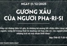 GƯƠNG XẤU CỦA NGƯỜI PHA-RI-SI-11/12/25
