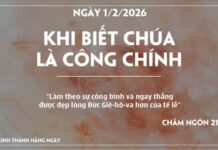 KHI BIẾT CHÚA LÀ CÔNG CHÍNH-1/2/26