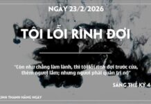TỘI LỖI RÌNH ĐỢI-23/2/26