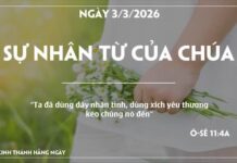 SỰ NHÂN TỪ CỦA CHÚA-3/3/26