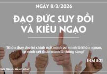 ĐẠO ĐỨC SUY ĐỒI VÀ KIÊU NGẠO-8/3/26
