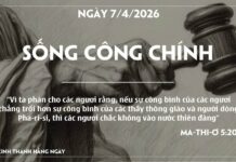 SỐNG CÔNG CHÍNH-7/4/26