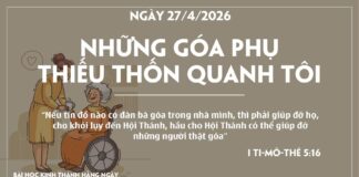 NHỮNG GÓA PHỤ THIẾU THỐN QUANH TÔI-27/4/26