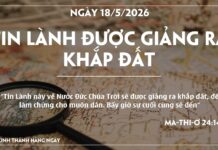 TIN LÀNH ĐƯỢC GIẢNG RA KHẮP ĐẤT-18/5/26