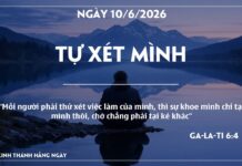 TỰ XÉT MÌNH-10/6/26