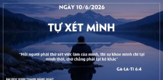 TỰ XÉT MÌNH-10/6/26