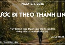 BƯỚC ĐI THEO THÁNH LINH-5/6/26