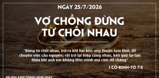 VỢ CHỒNG ĐỪNG TỪ CHỐI NHAU-25/7/26