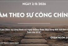 LÀM THEO SỰ CÔNG CHÍNH-2/8/26