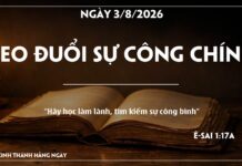 ĐEO ĐUỔI SỰ CÔNG CHÍNH-3/8/26