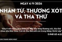 NHÂN TỪ, THƯƠNG XÓT VÀ THA THỨ-4/9/26