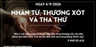 NHÂN TỪ, THƯƠNG XÓT VÀ THA THỨ-4/9/26