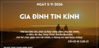GIA ĐÌNH TIN KÍNH-5/9/26