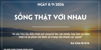 SỐNG THẬT VỚI NHAU-8/9/26