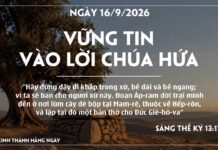 VỮNG TIN VÀO LỜI CHÚA HỨA-16/9/26