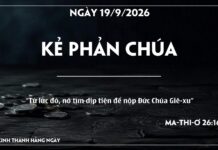 KẺ PHẢN CHÚA-19/9/26