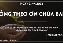 SỐNG THEO ƠN CHÚA BAN-21/9/26