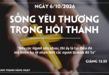 SỐNG YÊU THƯƠNG TRONG HỘI THÁNH-6/10/26