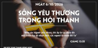 SỐNG YÊU THƯƠNG TRONG HỘI THÁNH-6/10/26