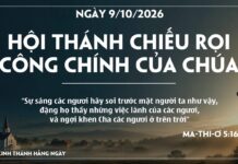 HỘI THÁNH CHIẾU RỌI CÔNG CHÍNH CỦA CHÚA-9/10/26