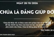 CHÚA LÀ ĐẤNG GIÚP ĐỠ-28/10/26